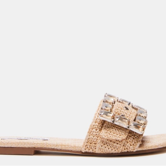 NEW STEVE MADDEN RAFFIA FLATS - Picture 8 of 10